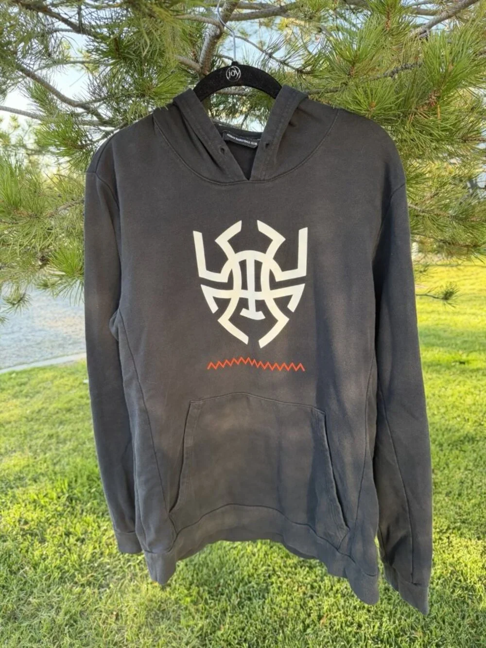 ADIDAS Basketball Club Donovan Mitchell DON #1 Spida black hoodie L logo
